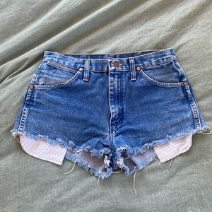 Dark Wash Denim Cuttoffs